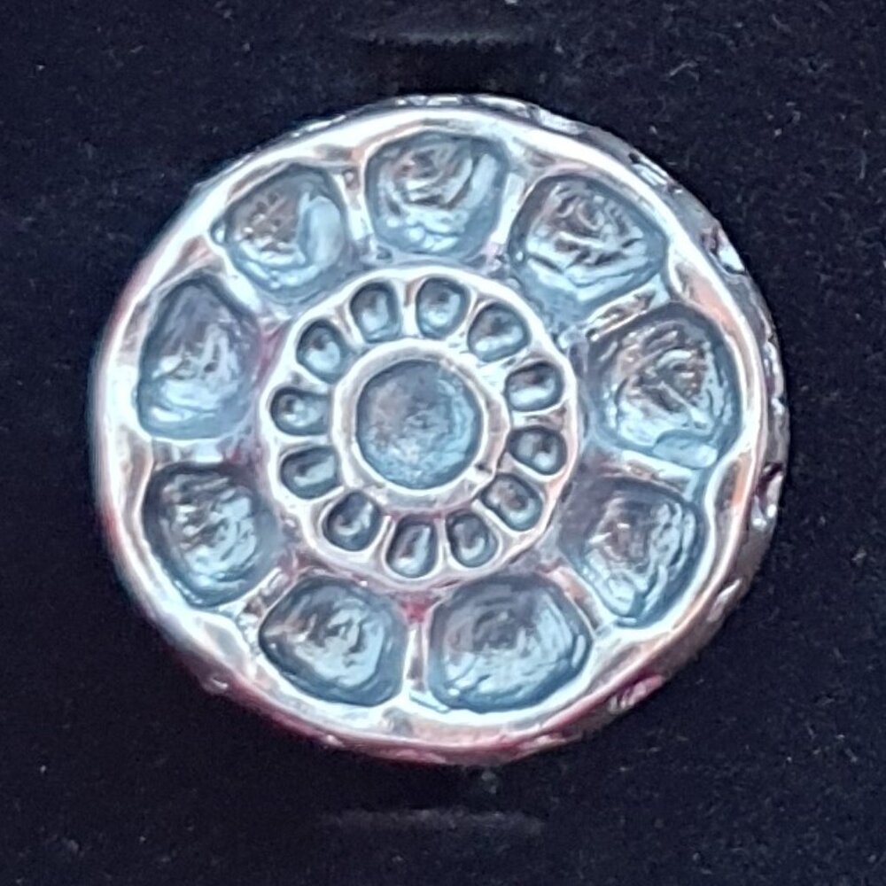 🌼 One-of-a-Kind Vintage Scandinavian Silver Floral Adjustable Statement Ring 🌼